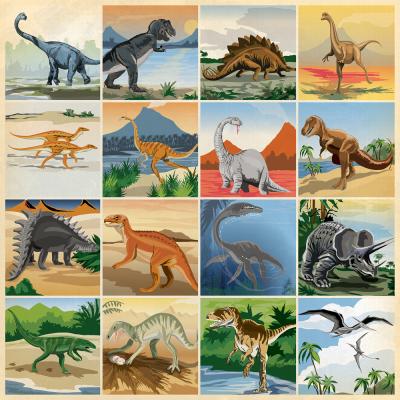 Carta Bella Dinosaurs Designpapier -  3 x 3 Journaling Cards
